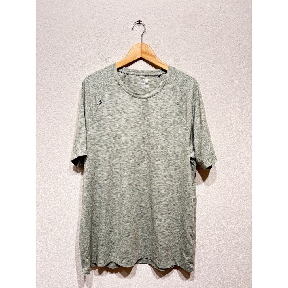 RHONE Gray Short Sleeve Tee
